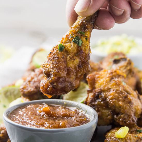 Baked Crispy Cajun Chicken Wings