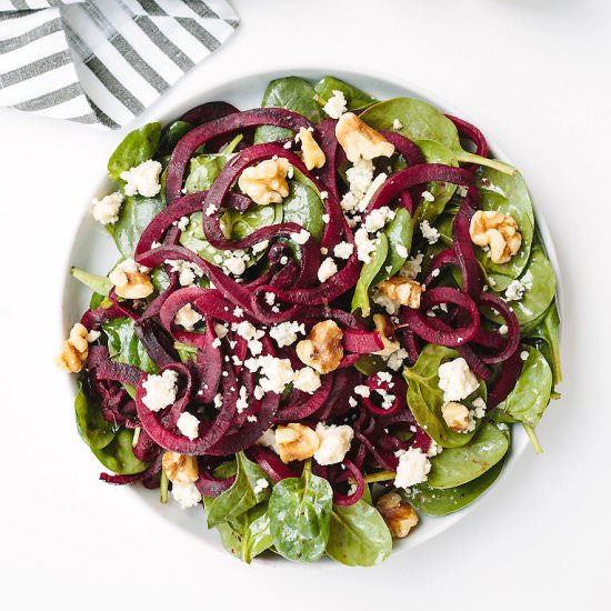 Beet and Spinach Salad