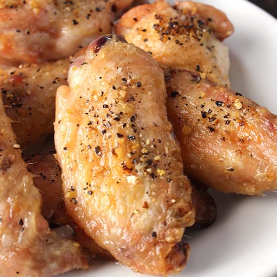 Paleo Lemon Pepper Chicken Wings