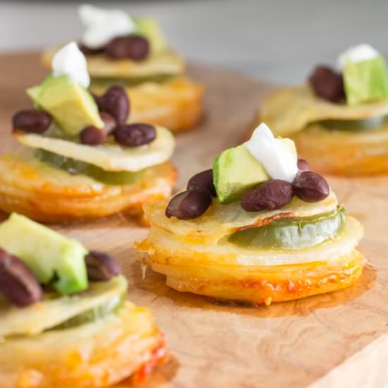 Potato Stacks – Nacho Style