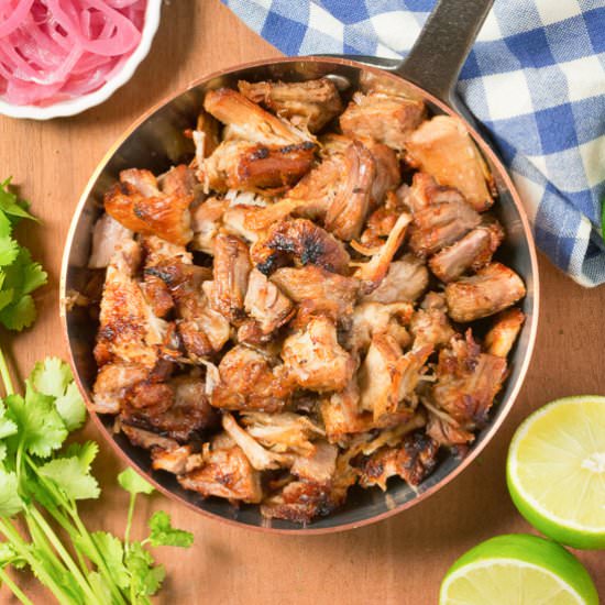 crispy pork carnitas