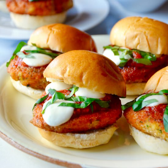 Easy Chicken Parmesan Sliders