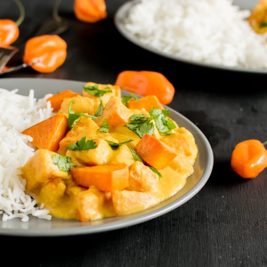 Sweet Potatoes Habanero Sauce