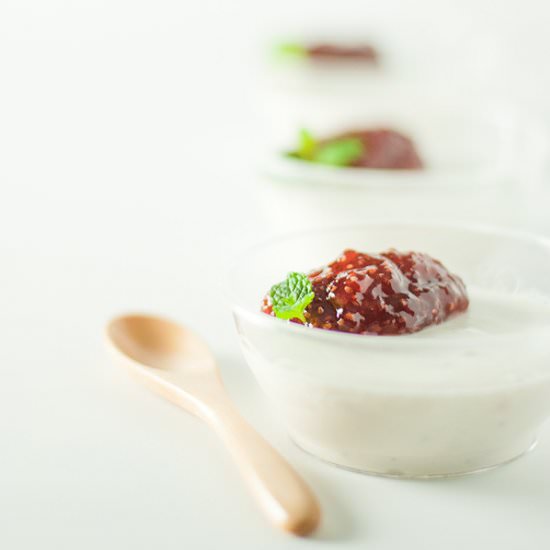 Strawberry Yogurt Mousse