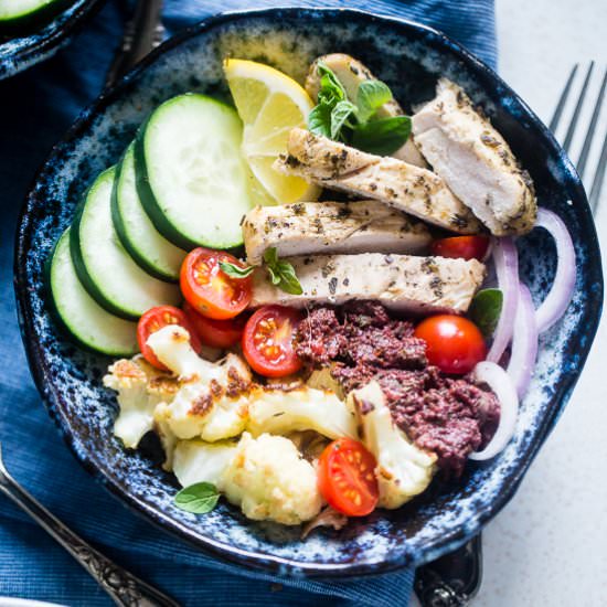 Whole30 Greek Chicken Bowls