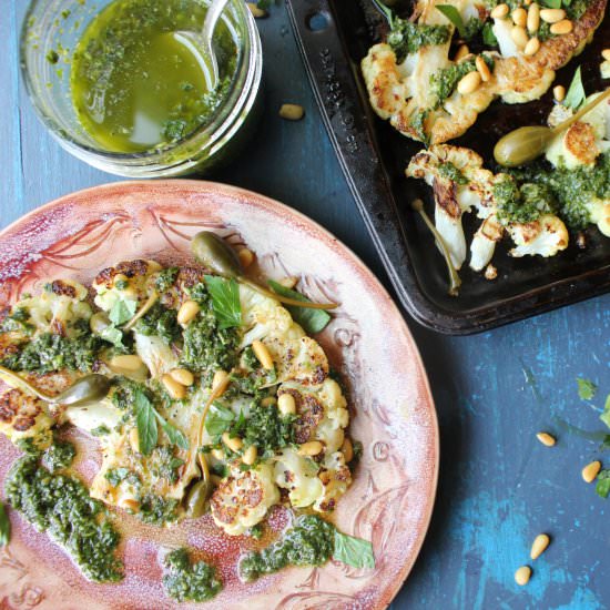 Cauliflower with Kale-Verde