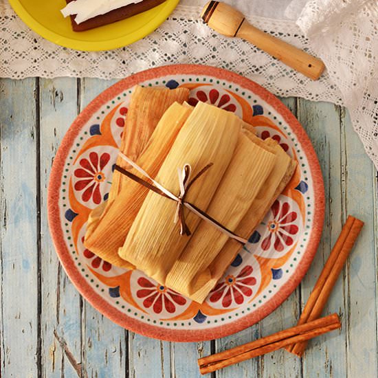 Sweet Tamales with Quince Paste and