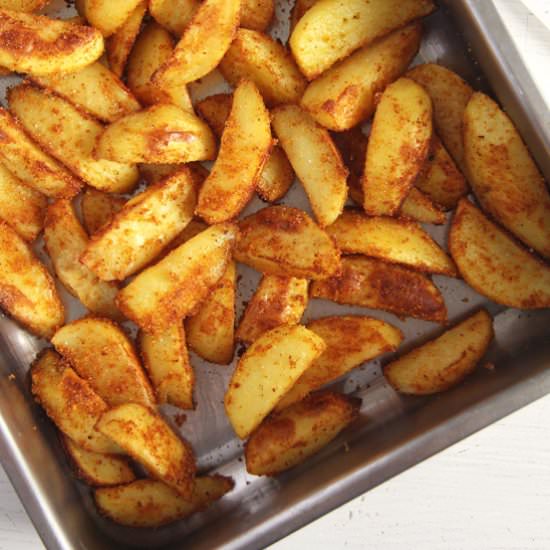 Baked Cornmeal Potatoes