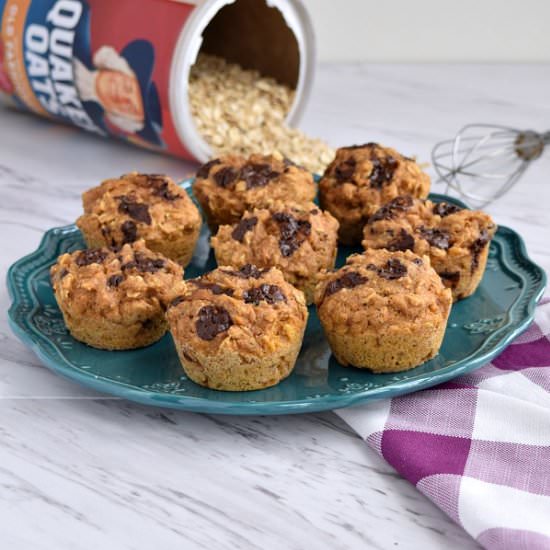 Healthy Sweet Potato Oatmeal Muffin