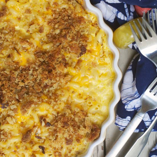 Macaroni & Cheese Pie