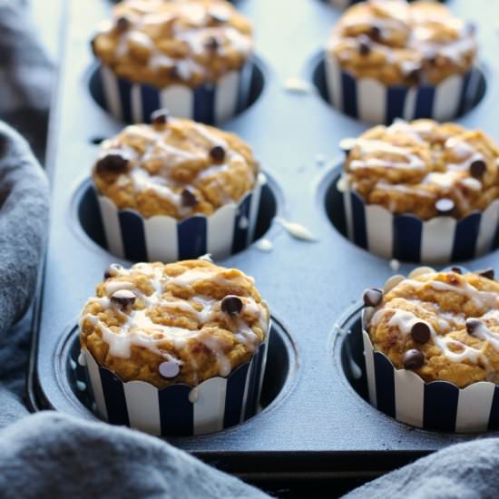 Chocolate Chip Pumpkin Muffin