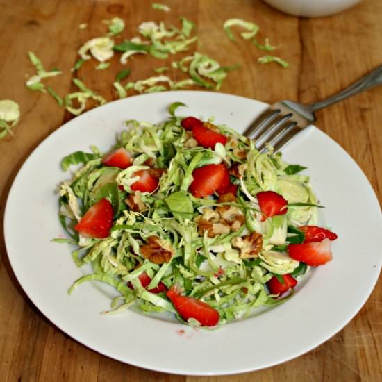 Shaved Brussels Sprouts Salad