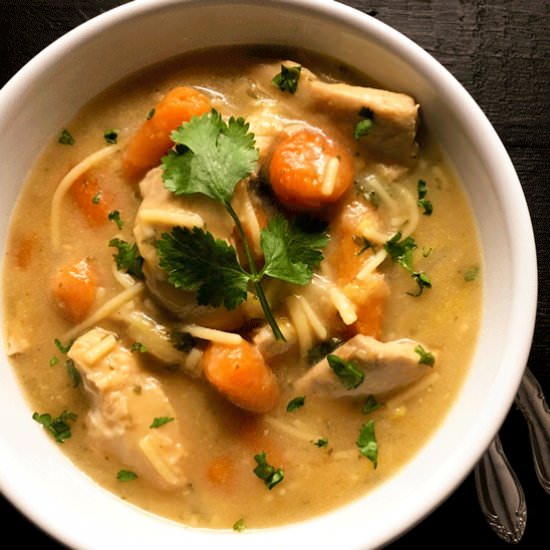 One Pot Chicken Noodle Soup