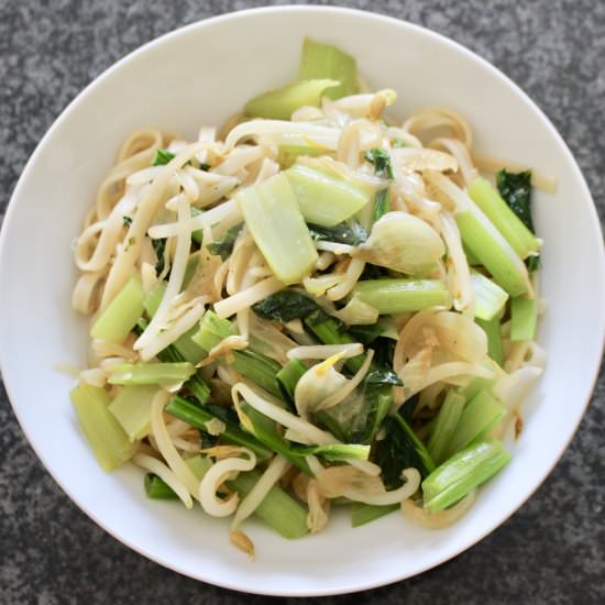 Japanese BBQ Sauce Noodle Stir Fry