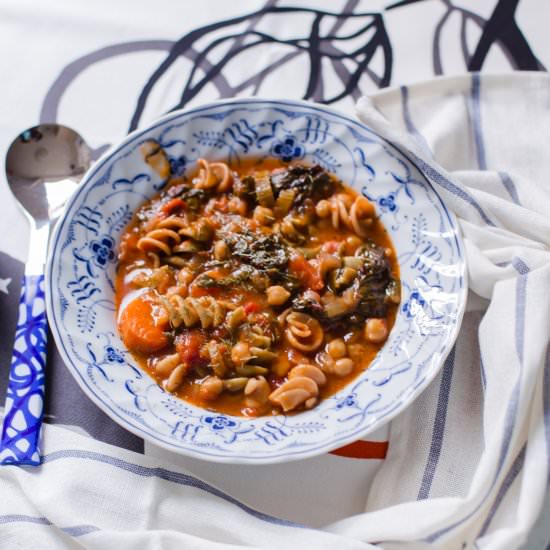 Chickpea and Pasta Soup