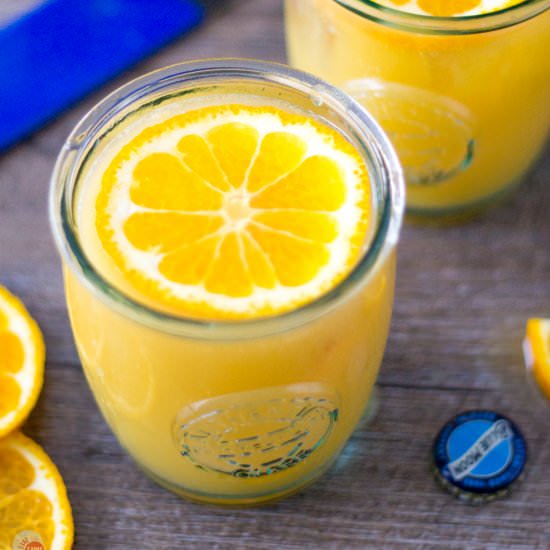 Orange Satsuma Shandy Cocktail