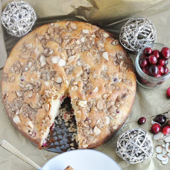 Cranberry Almond Coffee Cake