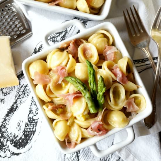 Prosciutto & Asparagus Orecchiette