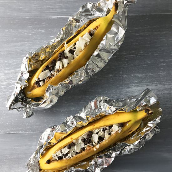 Baked Banana Boats