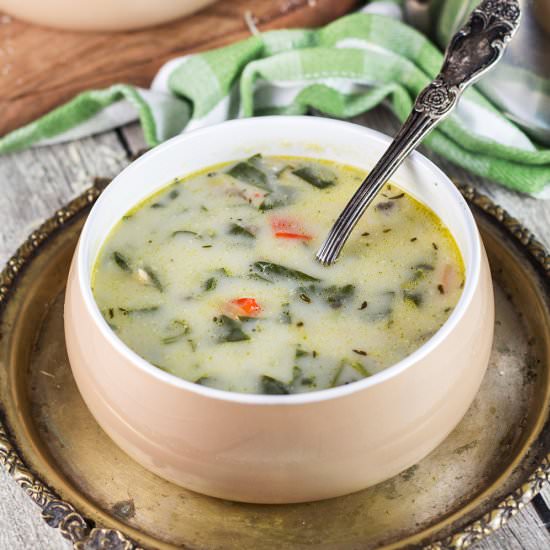 Creamy Chicken Florentine Soup