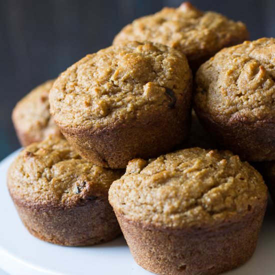 Cinnamon Sweet Potato Muffins