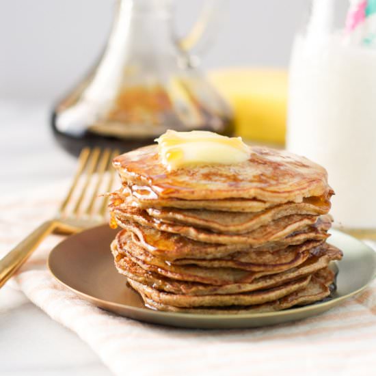 3-Ingredient Healthy Banana Pancake