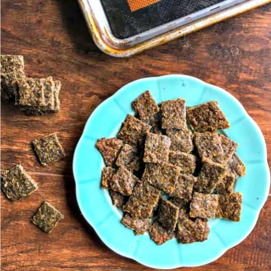 Low Carb Gyro Meat Crackers