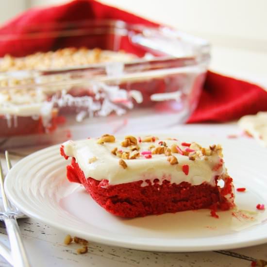 Southern Red Velvet Brownies