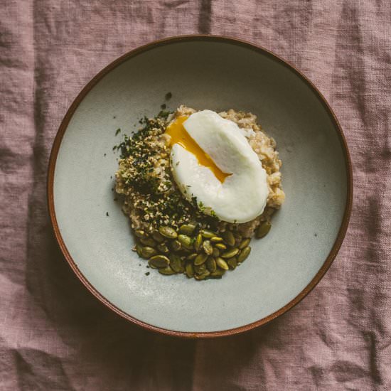 Savory Miso Oatmeal