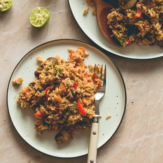 Loaded Veggie Fried Rice