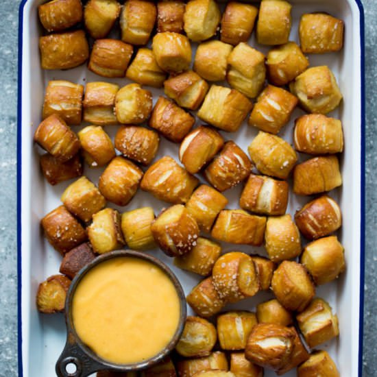 Homemade Soft Pretzel Bites