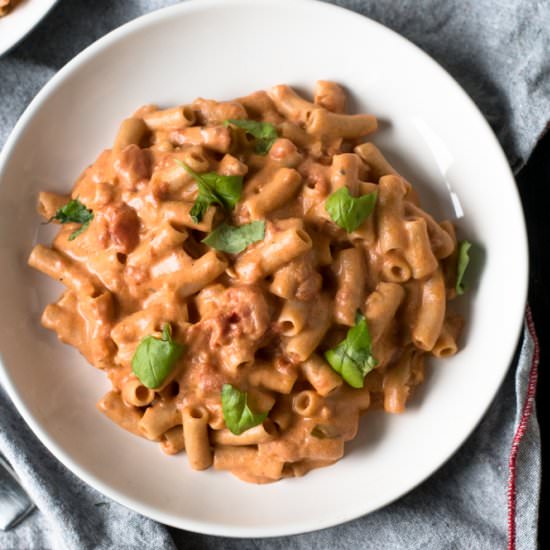 Creamy Vegan Penne alla Vodka