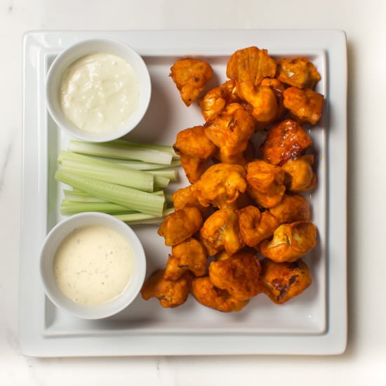 Paleo Buffalo Cauliflower Bites