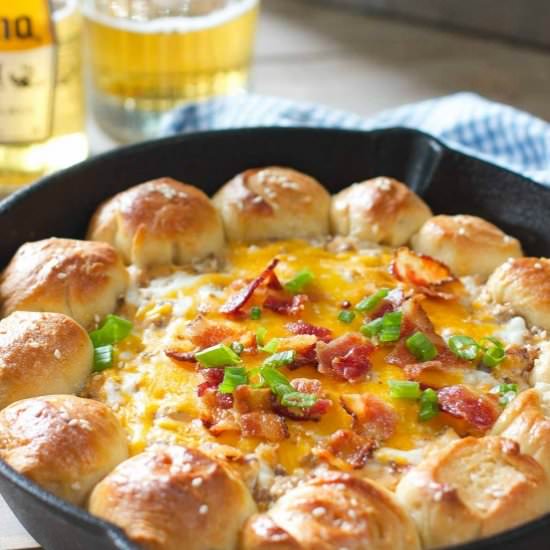 Double Bacon Cheeseburger Dip