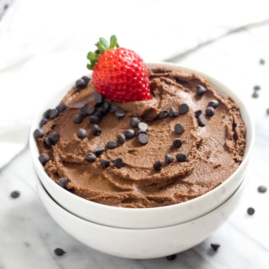 Chocolate Brownie Batter Hummus Dip