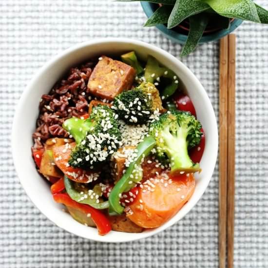 Vegetable Tofu Stir Fry