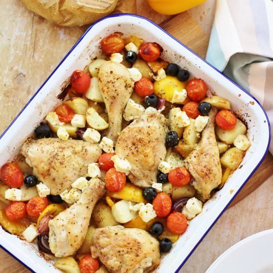 Greek Style Chicken Traybake