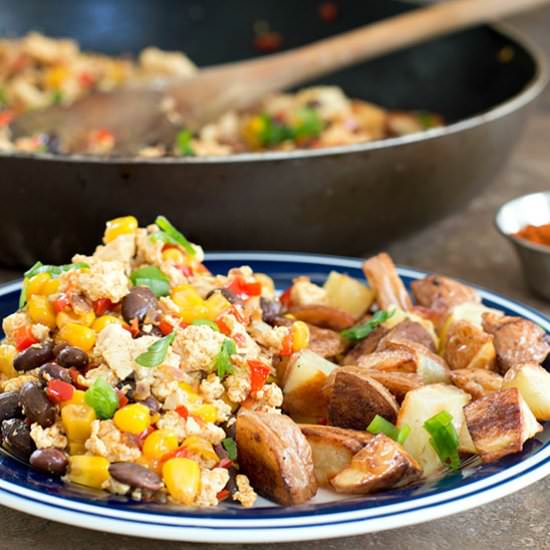 Tofu Scramble with Southwest Flavor