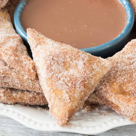 Baked Churro Chips