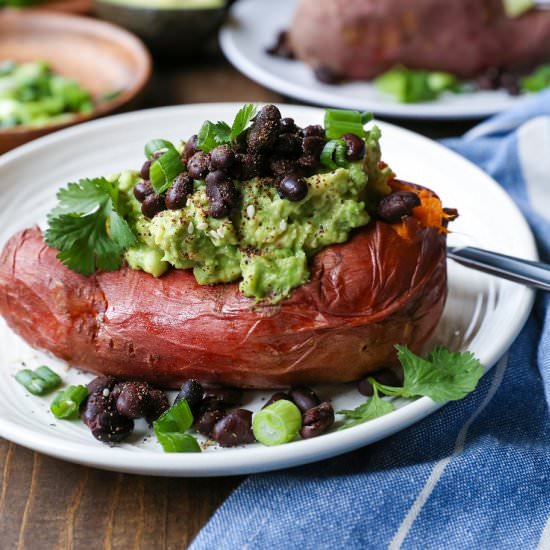 Loaded Sweet Potatoes