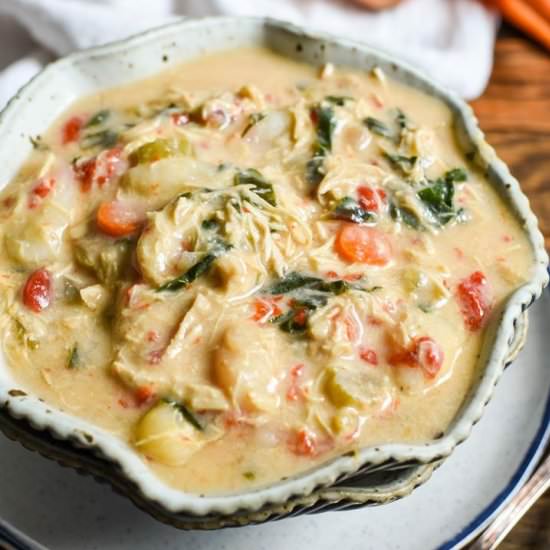 Crock Pot Chicken Gnocchi Soup