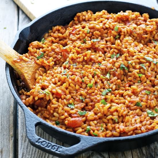 (Vegan) Easy Flavorful Spanish Rice