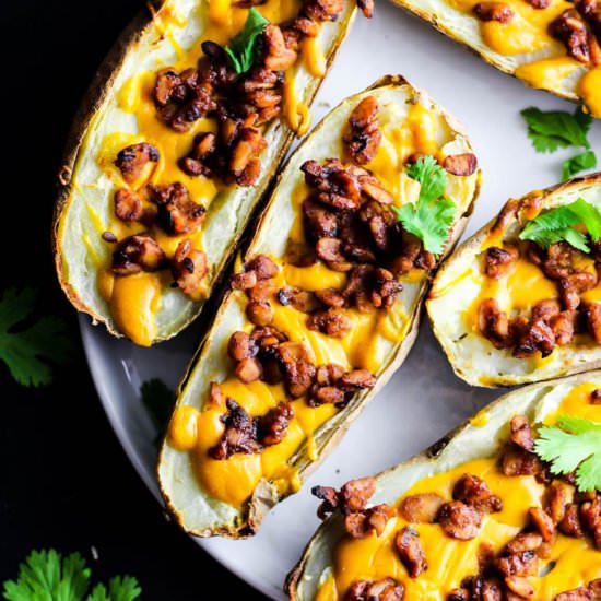 Vegan Baked Potato Skins (GF)