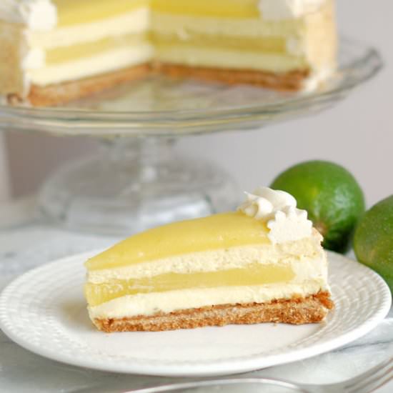 Lime Layered Cheesecake