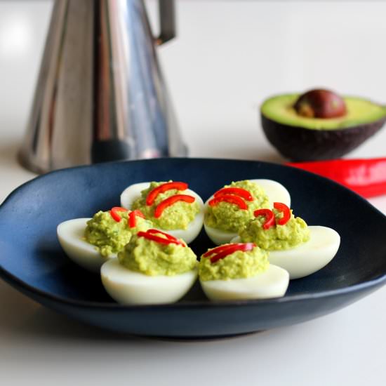 Avocado Deviled Eggs