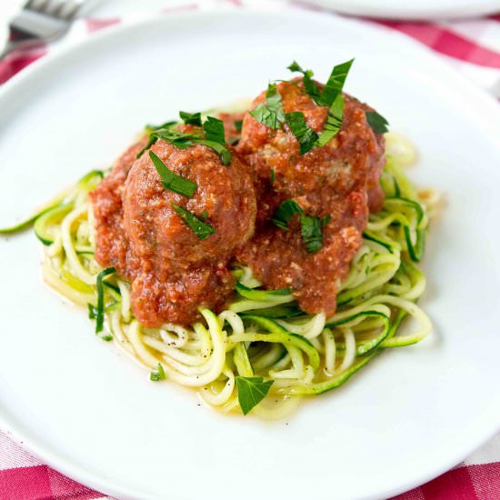 Slow Cooker Meatballs & Marinara