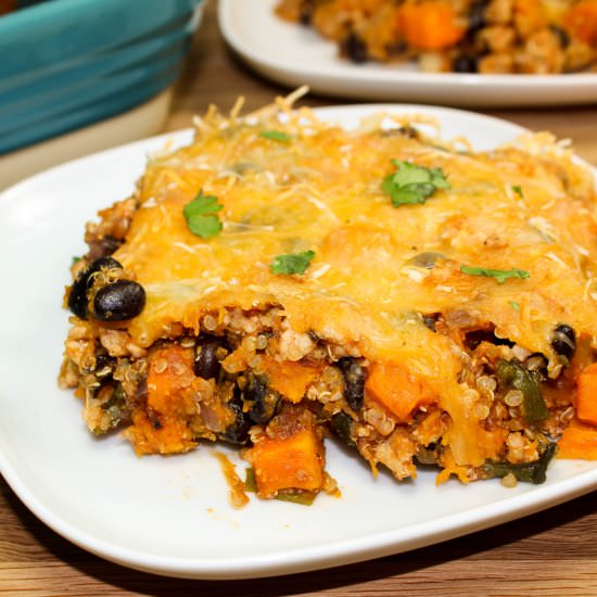 Tex-Mex Turkey Quinoa Casserole