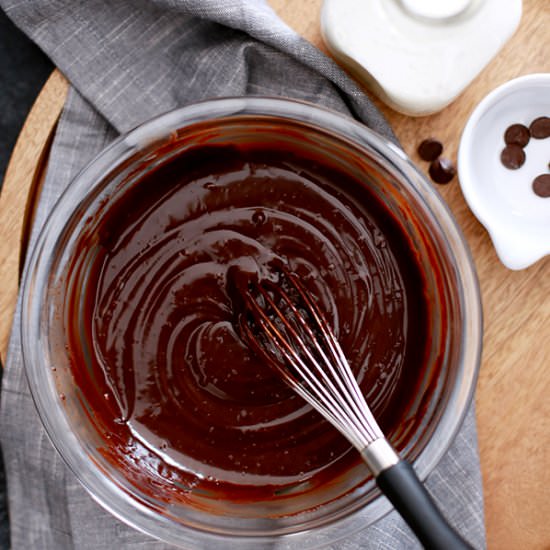 Microwave Chocolate Ganache