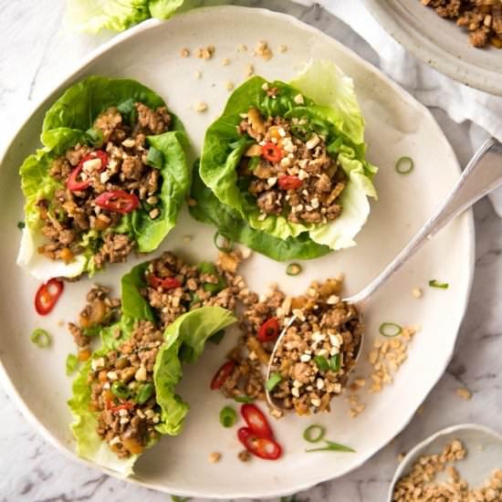 San Choy Bow Chinese Lettuce Wraps