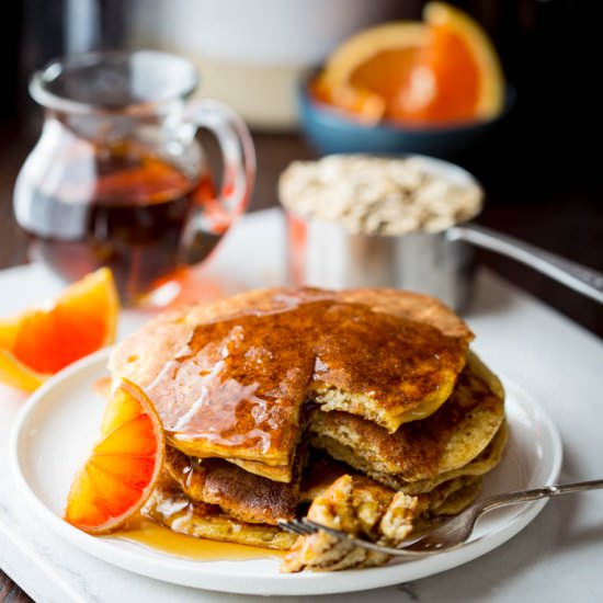 Tangerine Protein Pancakes